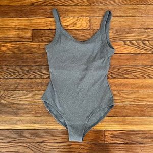 Girlfriend Collective Gray Bodysuit